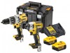 DEWALT DCK276M2T XR 3 Speed Twin Kit 18V 2 x 4.0Ah Li-ion