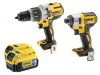 DEWALT DCK276P2B Brushless Bluetooth Twin Pack 18V 2 x 5.0Ah Bluetooth Li-ion