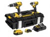 DeWalt DCK296 M2S 18 Volt Combi Drill & 10.8v Impact Driver