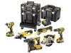 DEWALT DCK754P3T 18V XR Compact 6 Piece Kit