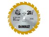 DeWalt DT1204QZ Trim Saw Blade 165 x 10 x 24 Tooth