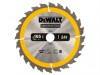 DEWALT Construction Circular Saw Blade 165 x 20mm x 24T