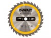 DEWALT Construction Circular Saw Blade 184 x 16mm x 30T