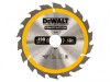 DEWALT Construction Circular Saw Blade 190 x 30mm x 18T