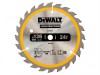 DEWALT Cordless Construction Circular Saw Blade 136 x 10mm x 24T