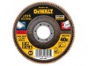 DEWALT Extreme Flap Disc 115 x 22.2mm 40G