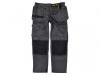 DEWALT Pro Tradesman Black/Grey Trousers Waist 30in Leg 31in