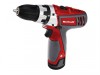 Einhell RT-CD108LI Red Drill Driver 10.8v Li-Ion 2 x Batt