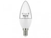 Energizer LED SES (E14) Clear Candle Dimmable Bulb, Warm White 470 lm 5.9W