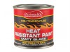 Everbuild Matt Black Heat Resistant Paint 125ml