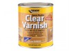 Everbuild Quick Dry Wood Varnish Satin Clear 750ml