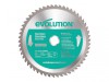 Evolution Aluminium Cutting Circular Saw Blade 180 x 20mm x 54T
