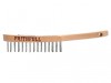 Faithfull Heavy-Duty Scratch Brush, Two Row