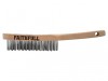 Faithfull Heavy-Duty Scratch Brush, Three Row