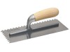 Faithfull 822 Serrated Plastering Trowel - Wooden Handle