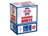 Faithfull Aluminium Rivets 4mm Short (Pack of 1000)