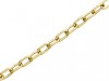 Faithfull Clock Chain Polished Brass 1.6mm x 10m