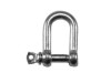 Faithfull Zinc Plated D Shackle 6mm (4)