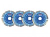 Faithfull Contract Diamond Blades 115 x 22.2mm (Pack 4)