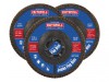 Faithfull Zirconia Abrasive Jumbo Flap Disc 115 x 22mm 120 Grit (3 Pack)
