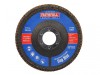 Faithfull Aluminium Oxide Flap Disc 115 x 22mm 120 Grit