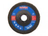 Faithfull Aluminium Oxide Flap Disc 125 x 22mm 40 Grit