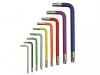Faithfull Star Key Coloured Arm Set of 9 (T10-T50)