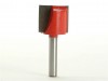 Faithfull Router Bit Tungsten Carbide Two Flute 22.0mm 1/4in Shank