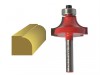 Faithfull Router Bit T Carbide Rounding Over 1/4in Shank 15.8mm x 9.5mm