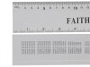 Faithfull Aluminium Rule 300mm /12in