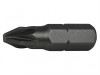 Faithfull Pozi S2 Grade Steel Screwdriver Bits PZ2 x 25mm (Pack 3)