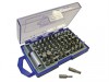 Faithfull Titanium Screwdriver Bit Set Cv 61pc