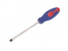 Faithfull Slotted Flared Soft Grip Screwdriver 150mm x 8mm