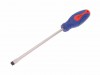 Faithfull Slotted Flared Soft Grip Screwdriver 200mm x 10mm