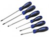 Faithfull Boxed Soft Grip Screwdriver Set 6 Piece SL/PH/PZ