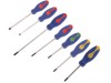 Faithfull Soft Grip Screwdriver Set 7pc