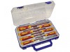 Faithfull VDE Soft Grip Screwdriver Set of 8 (Case) SL/PZ/PH/Tester