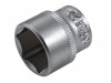 Faithfull Hex Socket 3/8in Drive 22mm