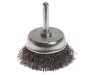 Faithfull Wire Cup Brush 50 x 6mm Shank 0.30mm