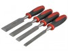 Faithfull Soft-Grip Chisel Set of 4 In Storage Wallet