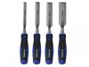 Faithfull Soft Grip Chisel Set + Storage Wallet, 4 Piece
