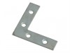 Forge Corner Plates Zinc Plated 50mm Pack of 10