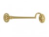 Forge Cabin Hook Silent - Brass - 155mm (6in)