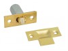 Forge Adjustable Roller Catch - Brass Finish Pack of 2