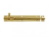 Forge Door Bolt - Brass 150mm (6in)