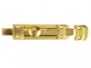 Forge Heavy-Duty Door Bolt - Brass 150mm (6in)
