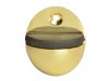 Forge Oval Door Stop Brass Finish 40mm