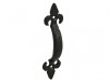 Forge Bow Handle - Antique Black Powder Coated 125mm