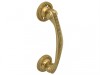 Forge Bow Handle - Georgian Brass Finish 125mm
