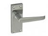 Forge Backplate Handle Latch - Straight Chrome Finish 102mm